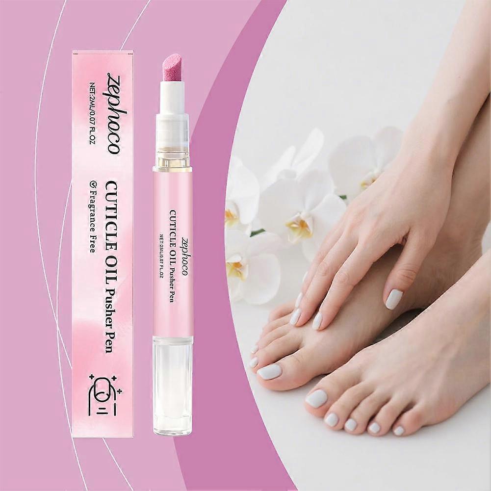 2ml Nail Care Oil Pen For Dry Brittle Nails Natural Strengthening Formula Portable Precise Application