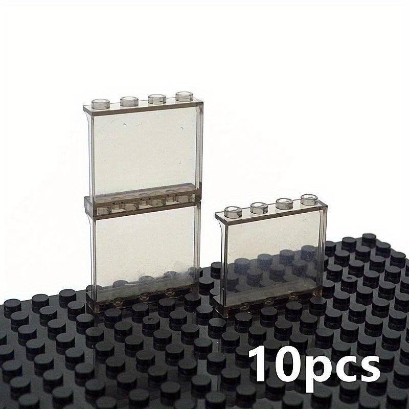10 ШТ. Прозрачная Панель 1x4x3 Точки Окно Стена Дом Строительные Детали DIY Кирпичи Игрушки Детали Работает С 60581