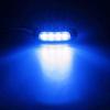 4PCS 12V-24V 4 SMD Led Side Marker Indicator Car Lights Front Rear for Trucks Cab RV Trailer Amber/Red/White/Green/Blue Back Up Lights 1