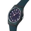 Swatch Зеленые женские часы LADY TEAL WEAVE LL127,