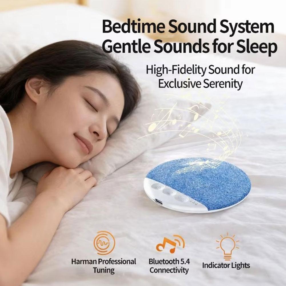 X3pro Pillow Speaker Bluetooth 5.4 Pillow Speaker Wireless Sleep Music Player - HiFi Stereo White Noise with 30/60/90 Min Timers