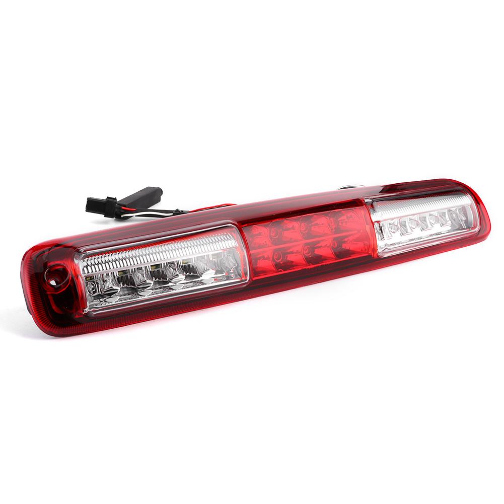 LED High Mount Third Brake Light Rear Lamp Fit for Chevy Silverado 1500 2500 3500 99 06Red and White