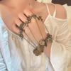 Zixia Fairy Same Style Bracelet, Retro Ethnic Jewelry, Exotic Bracelet, National Style Dance Bracelet, Bracelet and Ring Integrated