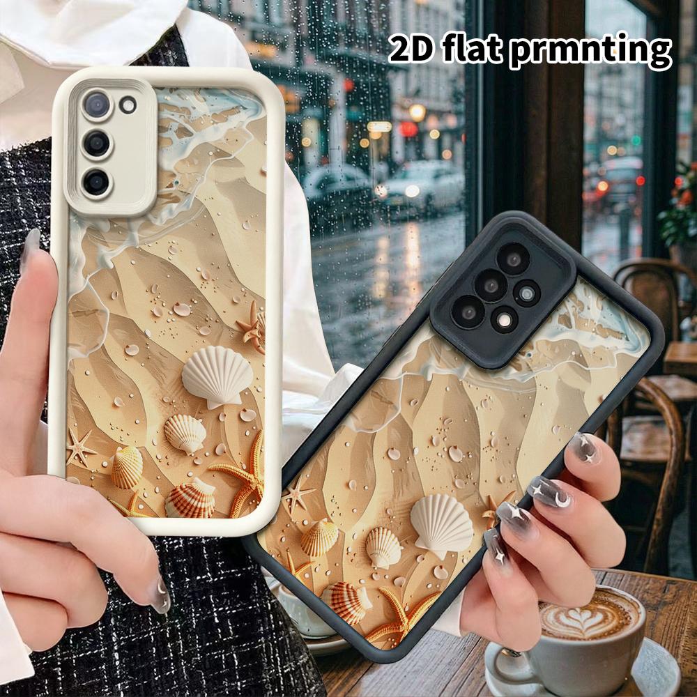 Чехол для телефона: 2D Плоский Защитный Чехол-Слой для Samsung Galaxy A34 A35 M05 M06 S20 S22 S21 FE Plus 5G, Чехол с Рисунком 'Океанская Волна', Подарок на Рождество и Хэллоуин