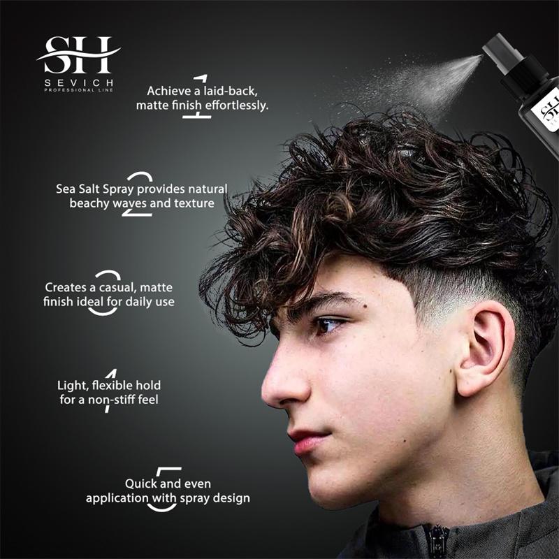 Natural Sea Salt Spray For Men Hair Volume Powder Sea Salt Hair Mist Spray Long Lasting Hold Hair Styling Spray Christmas Gifts