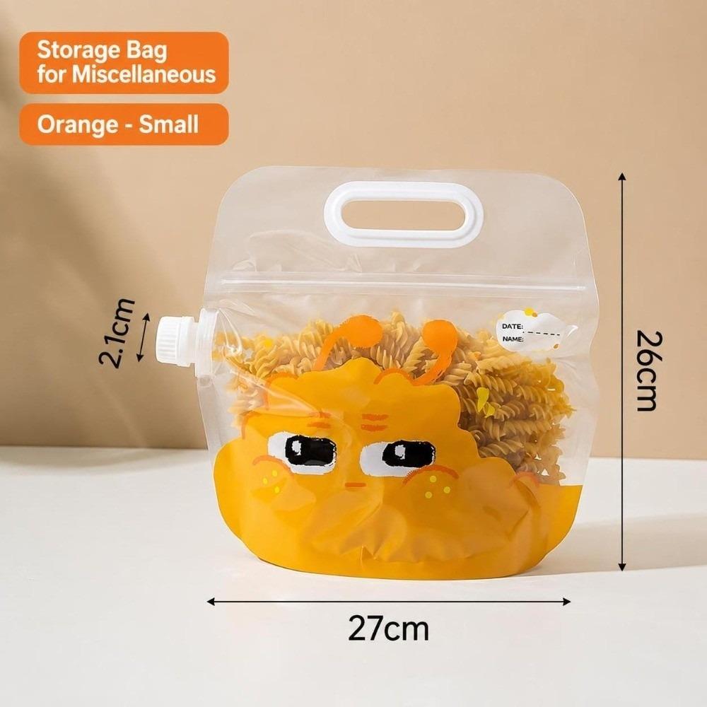 Food Grade Food Storage Bag Transparent Cereal Storage Organizer Pantry Storage Bag Food Storage