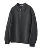 UNTAPPED STUDIO [2Pack] Oversized Half-Zip Collar Hacci Knit 5 Colors