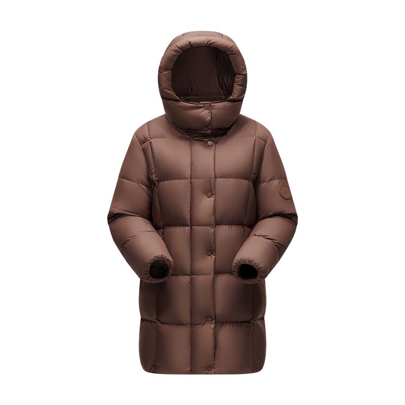 Meili City Warm Swan Women's Mid-Length Goose Down Puffer Jacket