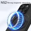 Blueo Magnetic Case For iPhone 16 Pro Max Carbon Fibre Wireless Charging Back Cover Case for IPHONE 16 PRO MAX