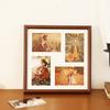 Wooden Multi-Photo Frame 9 Grid DIY Wall Hanging Or Desktop Display Couples Friends Memories Modern Minimalist Home Decor