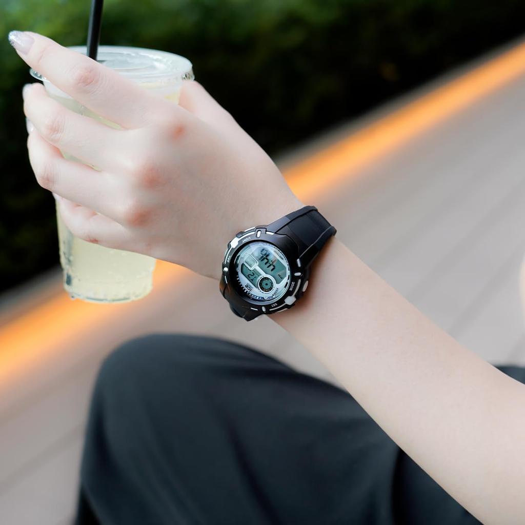 Authorized Distributor Ice Watch 023265 Ice Digit Explorer Black White Small 40mm Digital [Ice-watch] Men's Women's