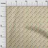 oneOone Cotton Poplin Beige Fabric Kids  Quilting Supplies Print Sewing Fabric By The Yard 42 Inch