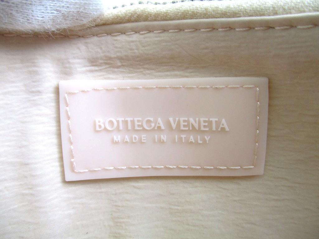 Authentic BOTTEGA VENETA Cassette Pink Beige Paper Calf Leather Zip Around Wallet #a878  Refurbished