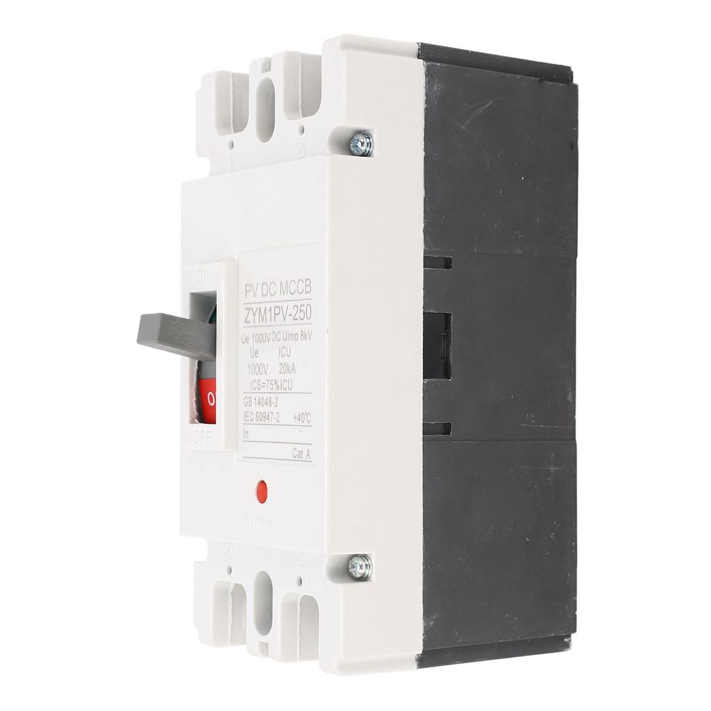 1000 В 2P DC автоматический выключатель Защитный огнестойкий MCCB Защитный выключатель солнечной батареи 180A