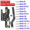 For Xiaomi Redmi Note 7 8 8T 9 9S 10 10S 11 Pro 4G 5G Dock Connector Micro USB Charger Charging Port Mainboard Main Flex