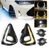 Для Toyota Corolla Axio Светодиодные противотуманные фары ДХО Дневные ходовые огни Передний бампер Фары Галогенные Крышки Провод