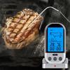 Silver Wireless Digital Meat Thermometer Temperature Sensor  For Grill BBQ Food Oven