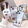 Cute Rabbit Case For Apple iPhone 11 13 14 12 Pro Max 7 8 XR X 6 5 5S SE 2022 13ProMax Black Silicone Phone Funda