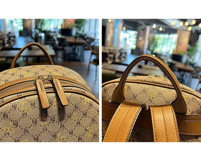 Женский модный рюкзак из натуральной кожи большой вместимости 2025 – Многофункциональный дорожный рюкзак