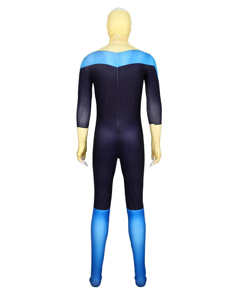 Invincible Kid Superhero Cosplay Jumpsuit for Stage Performance