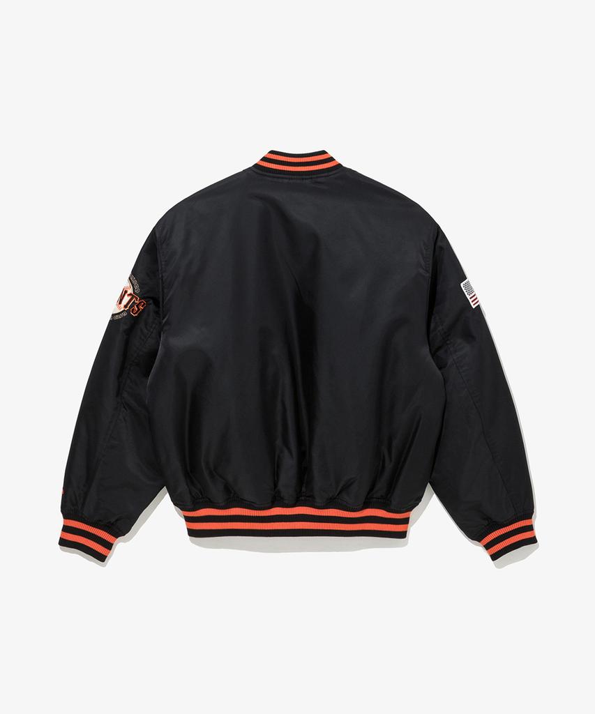 New Era Mlb San Francisco Giants Authentic Stadium Jacket Black