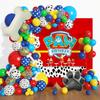 Wedding Birthday Baby Shower Gender Reveal Decorations Dusty Blue White Balloon Arch Garland Kit
