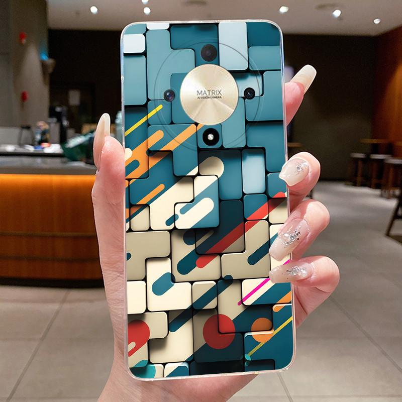 Чехол для Honor X9b X9a Magic 6 5 Lite 5G Роскошный Дракон Милый Крутой Мальчики Девочки Прозрачный Мягкий силикон Задняя крышка Чехол для телефона