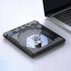 External CD/DVD Drive USB 3.0 Type-C Optical Disk Drive with SD/TF Slots Portable CD DVD Burner TF Reader for Laptop Macbook PC