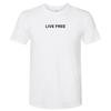 Живи свободно Чарли Кирк Свобода Футболка Хлопок Свободные Повседневные Мужские Футболки Мода Унисекс Уличная одежда Графический принт Буквы Футболки