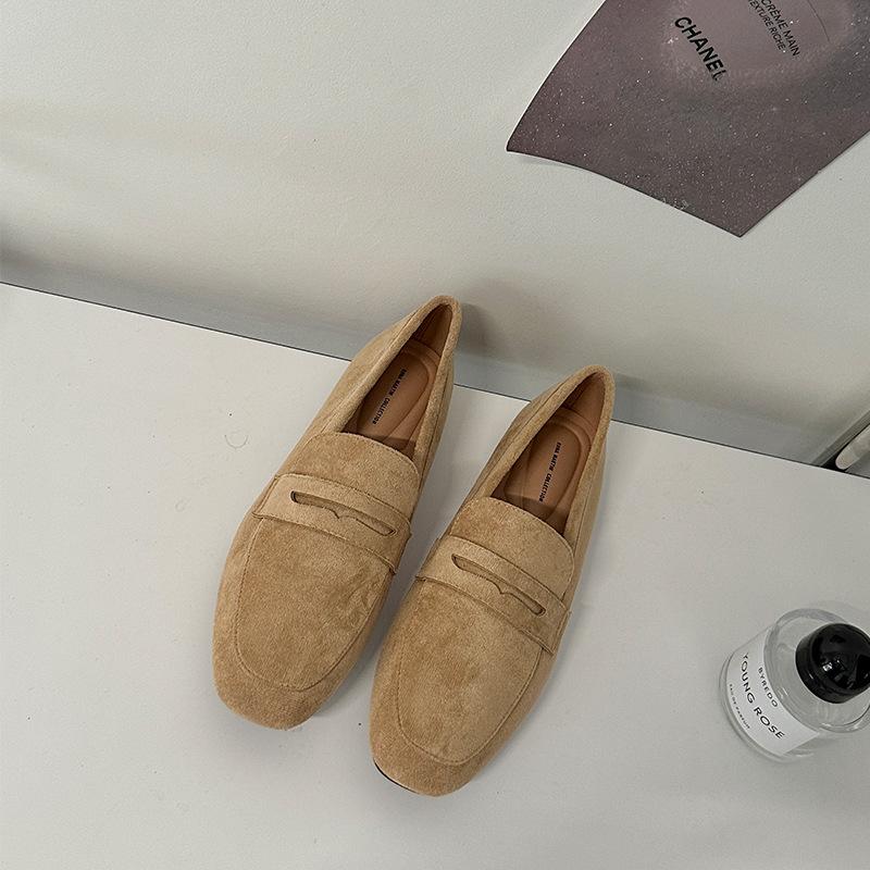 Женская обувь на плоской подошве Весна Лето Осень Мягкая подошва Балетки Простые Универсальные Женские лоферы Для работы Женская обувь на плоской подошве