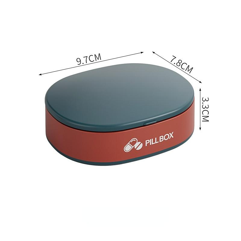 6 сеток, чехол для таблеток, органайзер для медицинских таблеток, капсула, пластиковый ящик для хранения, разделитель, еженедельная коробка для таблеток, YSL