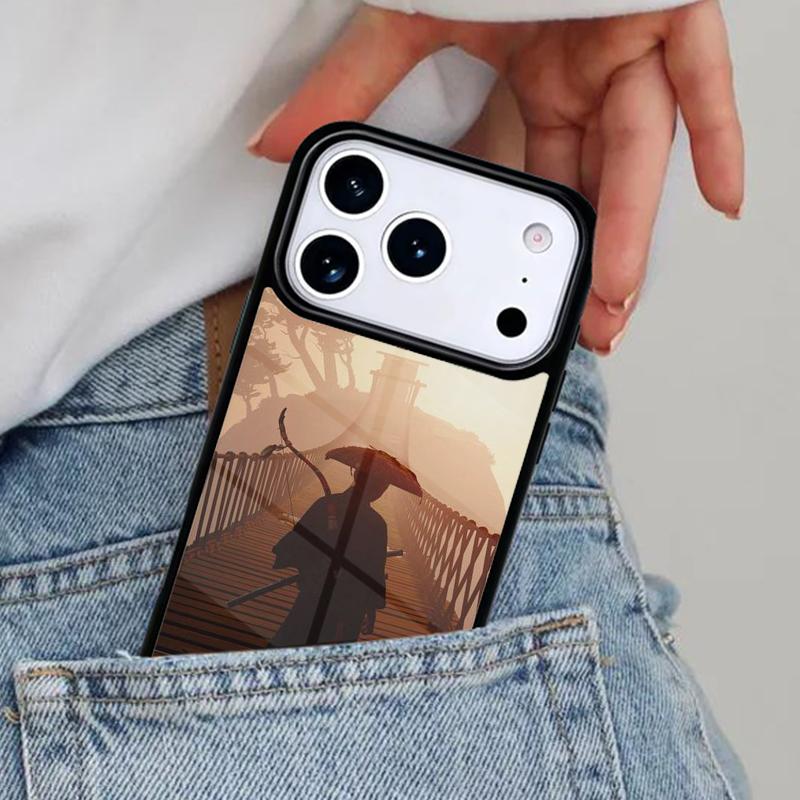 Чехол для телефона Айкидо Самурай Воин для iPhone 16e 15 14 13 12 17 Pro Max Plus Air 17pro Чехол