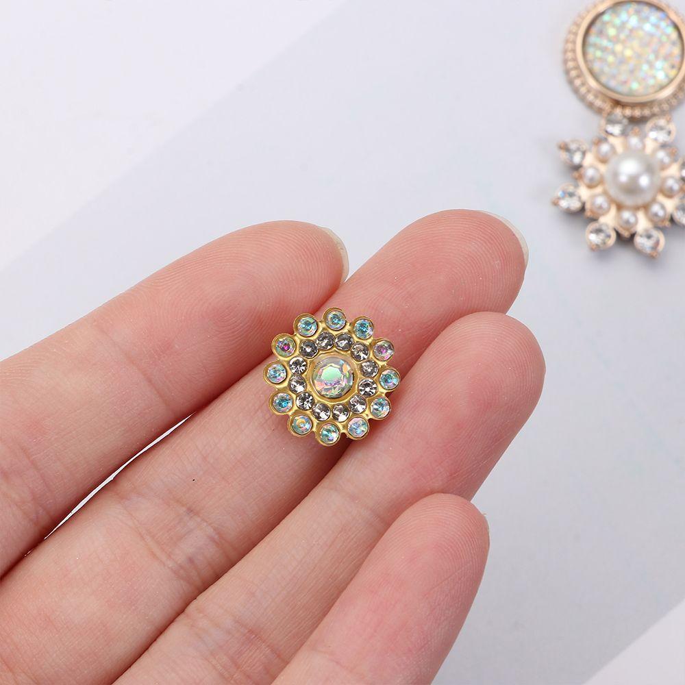 Ремесло Кристалл Шляпа Аксессуары Головные уборы Аксессуары Стразы Пуговицы Жемчужная пуговица Жемчужные заколки для волос