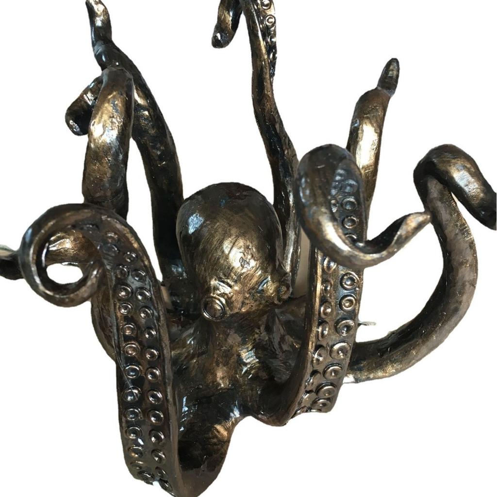 Octopus Mug Holder, Octopus Coffee Mug Holder Stand For Countertop, Multi-Purpose Pendant Resin Octopus Table Topper, Kitchen Dining Bar Accessory