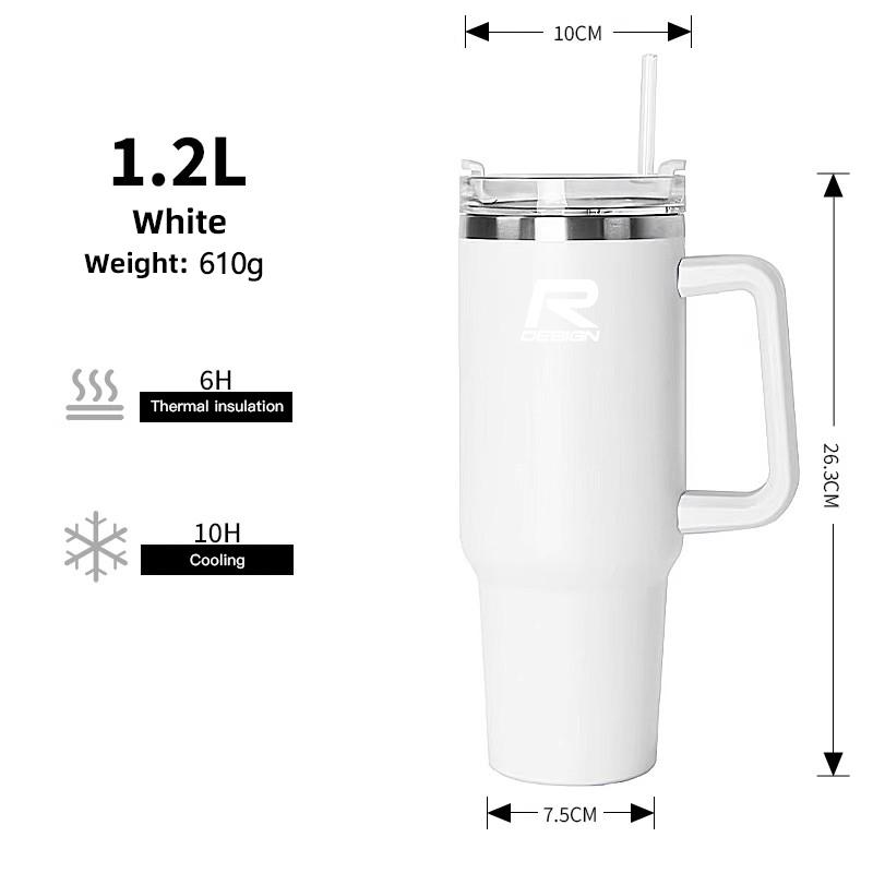 AABAO1 Car Logo Thermos Cup High Quality Insulated Thermos Double Wall Thermal Iced Travel Cup For Volvo V50 S60 S90 S80L EX30 V40 XC90