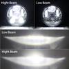 Hot Sale Emark Moto Bike Headlamp Motorcycle Accessories DRL Led Motorcycle Lighting System 5.75inch Led Headlight