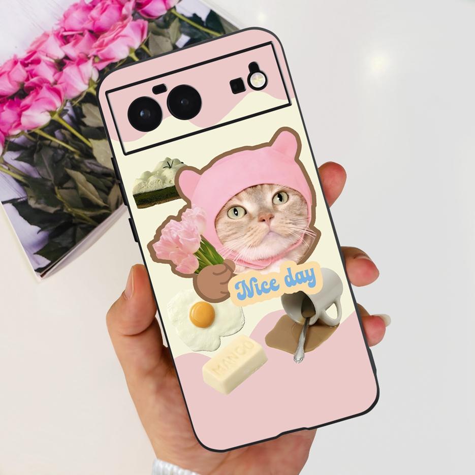 Чехол для Google Pixel 6 Чехол Pixel 6A Милый Пингвин Астронавт Расписной Чехол Мягкий Силиконовый Чехол для Телефона Для Google Pixel 6 Pro Pixel6A Сумки