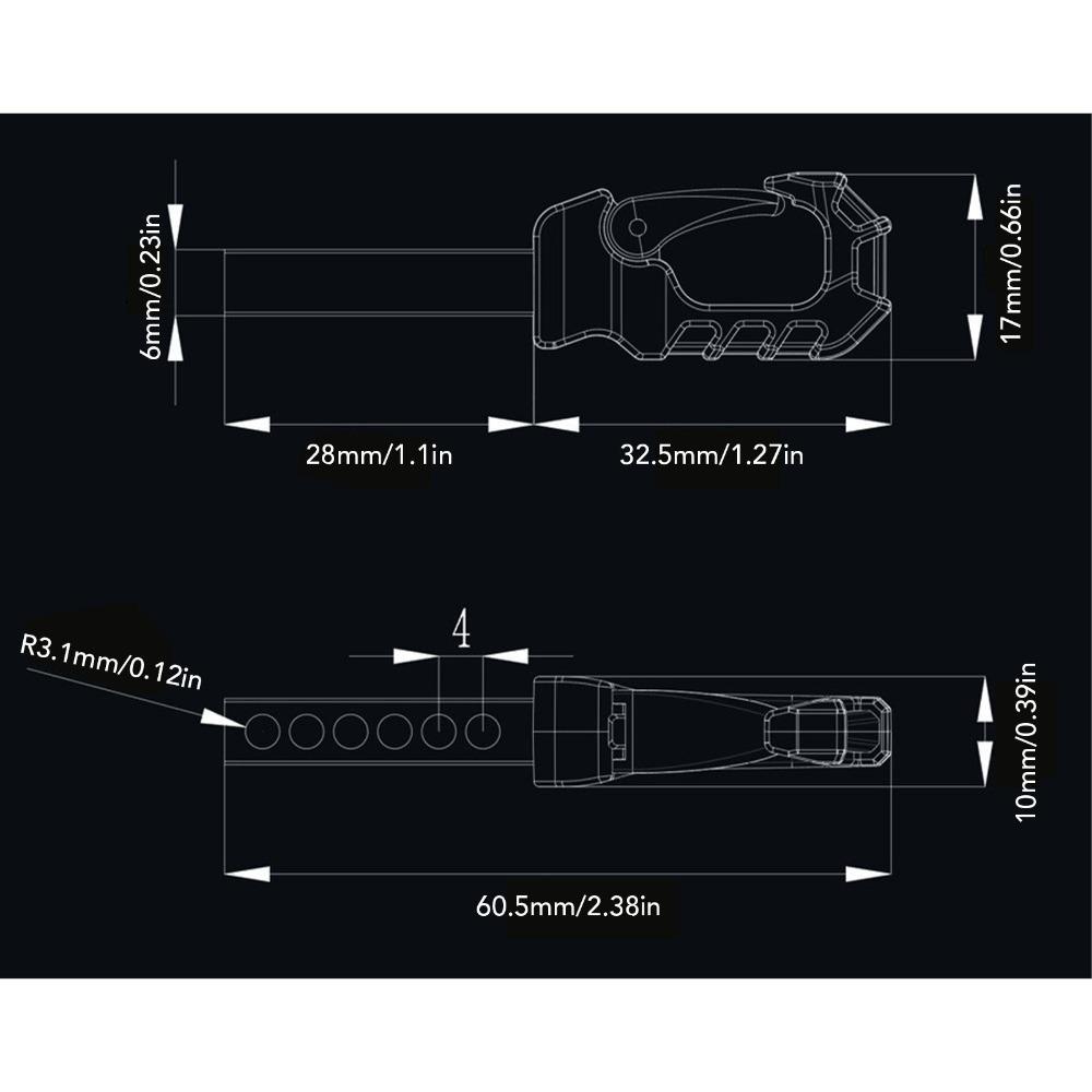 2 Pcs Easy Control RC Tow Hook for 1/8 1/10 RC Crawler and for TRX4/SCX10 Truck For RC Crawler