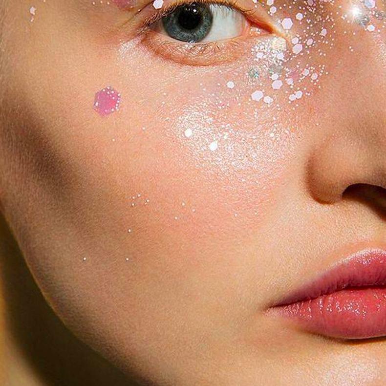 Цветные тени для век с блестками русалки рассыпчатая пудра - Сделай сам ручная работа лазерные пайетки