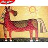5D Diamond Embroidery Cross Stitch Horse Full Round Painting Animal Picture