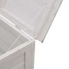 Garden Chest White 99 x 49.5 x 58.5 cm Solid Pine Wood White