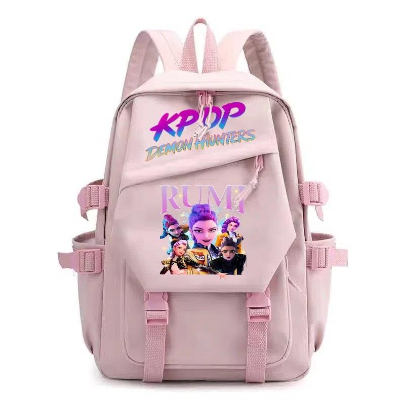 Kpop Girl Group Surrounding Korean Version Of College Style Backpack Large Capacity Primary And Secondary School Student Schoolbag