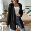 Ladies'  And Winter Knitted Sweater Casual Cardigan Double Pocket Sweater Jacket