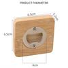 Magnetic Bottle Openers Square Round Beer Bottle Opener Portable Beer Opener  for Home Kitchen Bar