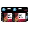HP 682 Оригинальный картридж с черными чернилами, двойная упаковка
