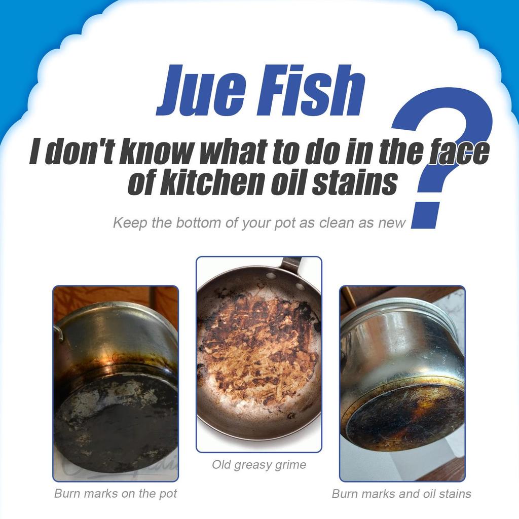JUE FISH Многофункциональный очиститель-пена для кухонной вытяжки от жира и масла