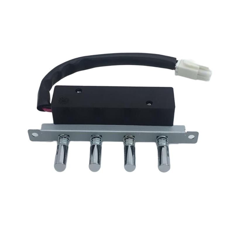 Кнопочный переключатель для кухонной вытяжки, управление кухонным вентилятором, переключатель с длинным шнуром, переключатель управления вытяжкой, сменный переключатель для кухни