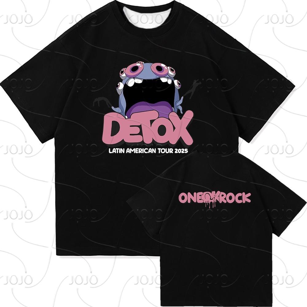 One Ok Rock DETOX Tour 2025 TShirt Fashion Men/women Clothing Vintage Harajuku Quick Drying Clothes Punk T-Shirts