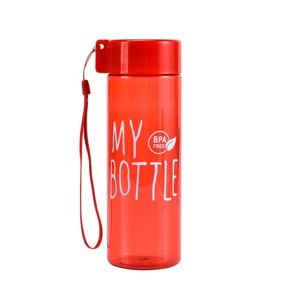 Веревка-слинг Красочный стакан для воды MY BOTTLE С крышкой для стакана Прозрачный Портативный Универсальный Стакан для сока Подарочные стаканы