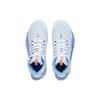 Li Ning Anti-Five 3 Fabric Synthetic Leather Non-Slip Breathable Mid-Top Basketball Shoes Men Sneakers Sky-Blue ABFT005-5